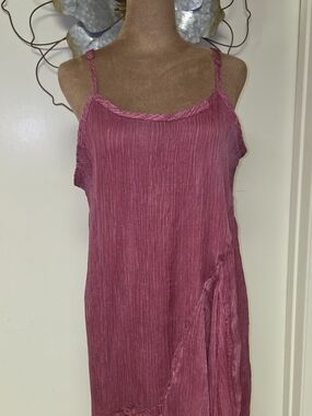 Pretty Angel Burgundy Top with Crepe Assymetrical Fabric SZ. M